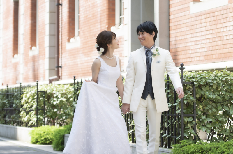 颯爽と歩く自然なショット