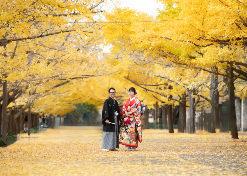 紅葉の昭和記念公園撮影スタート♪