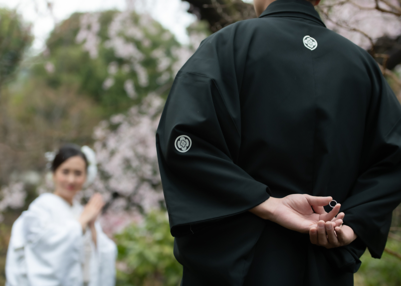 指輪を持って…♪