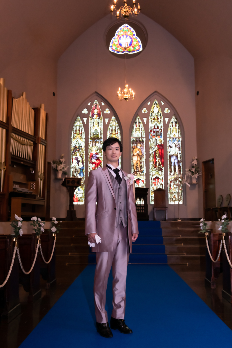 新郎さまのソロショット♪