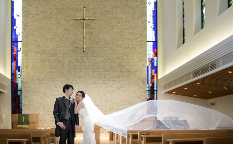 歴史あるチャペルで写真だけの結婚式