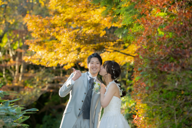 ほっぺにちゅっ♡