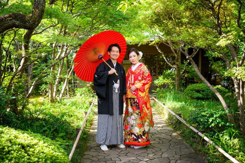 1日完結！和装×庭園と洋装×東京駅夜景！