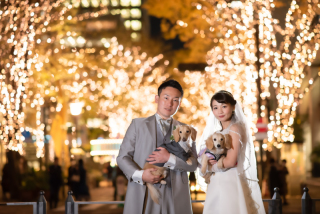 １DAYで完結☆愛犬と一緒に和装＆洋装で撮影！