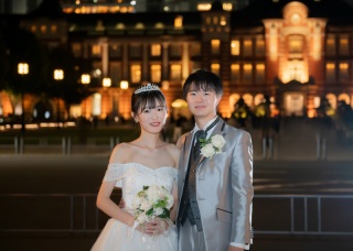 リーズナブルに叶えた東京駅ナイトフォト！