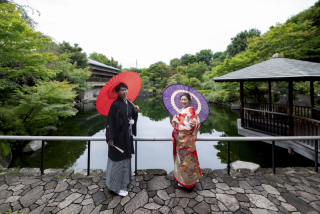 日本庭園だけじゃない！趣あるお茶室の撮影も！！