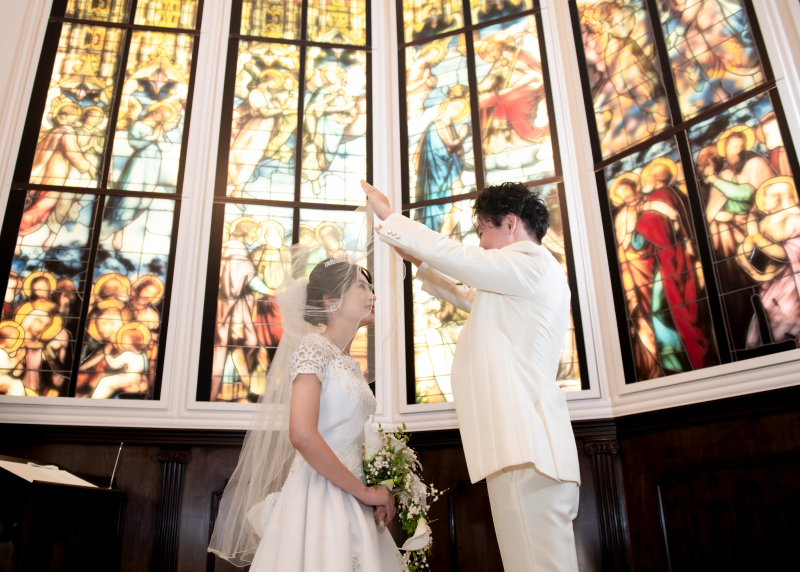 ベールアップシーン