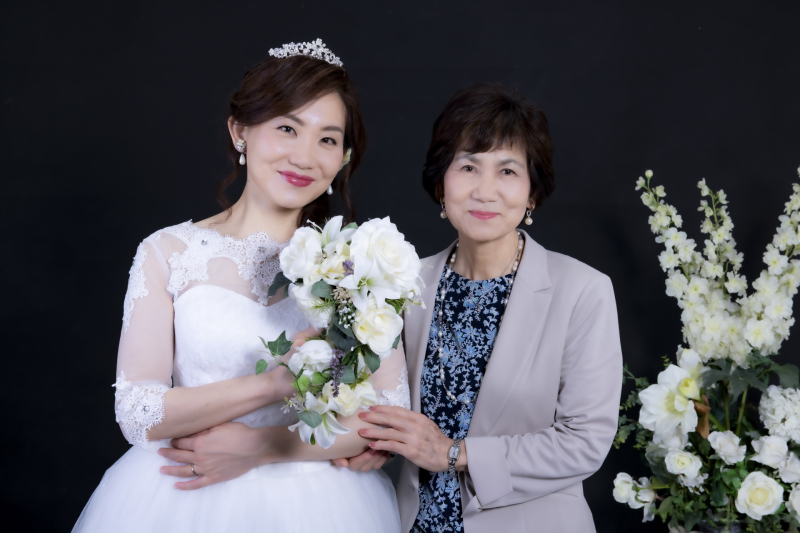 お母様との2ショット♪