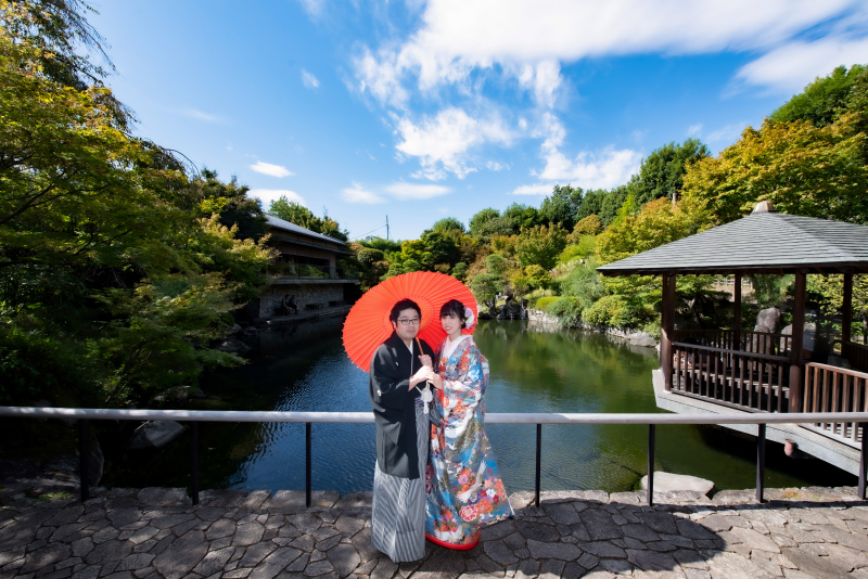 庭園撮影スタート!