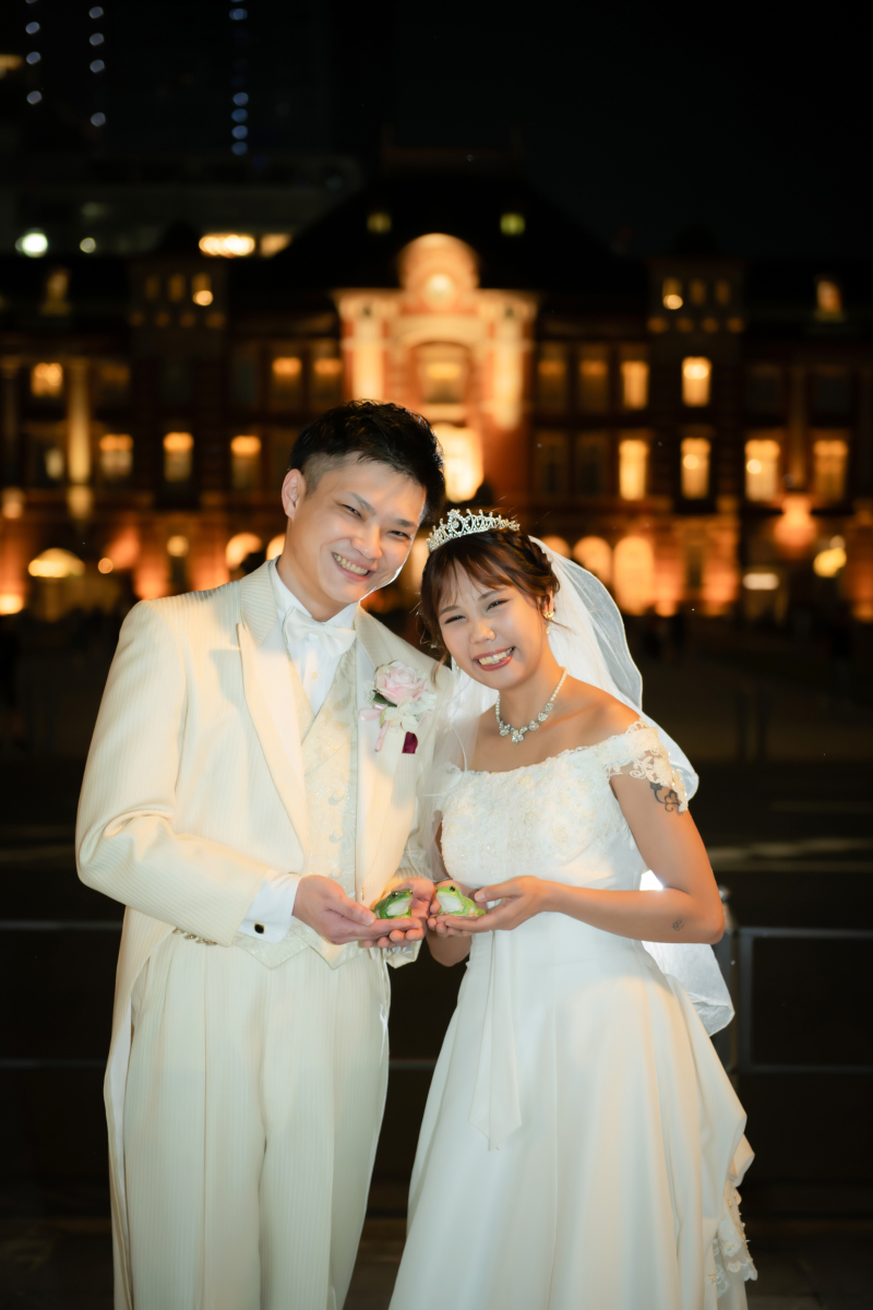 東京駅でアニバーサリーフォト！