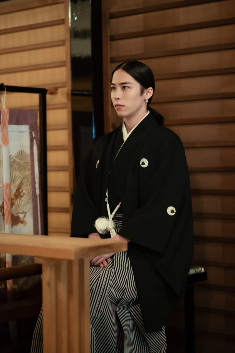 式前の新郎さま