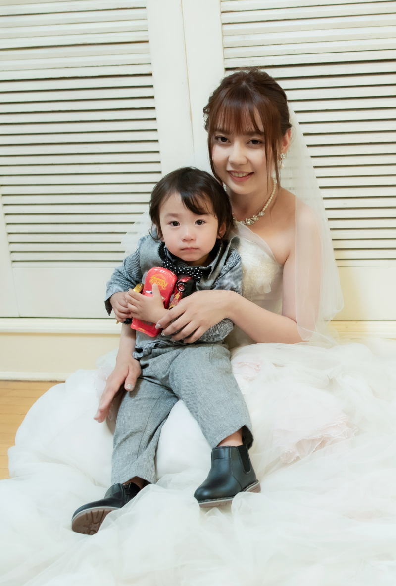 お子様と2ショット