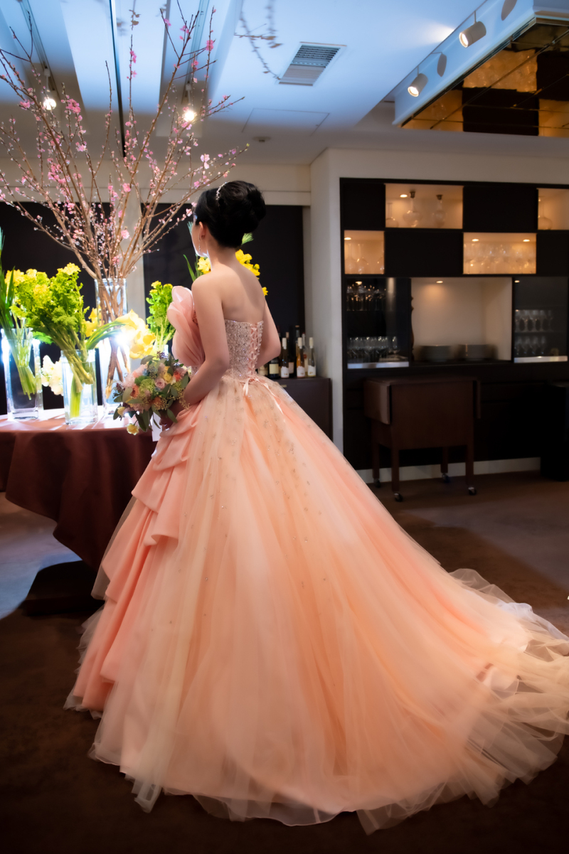 カラードレス＆ヘアメイクチェンジ