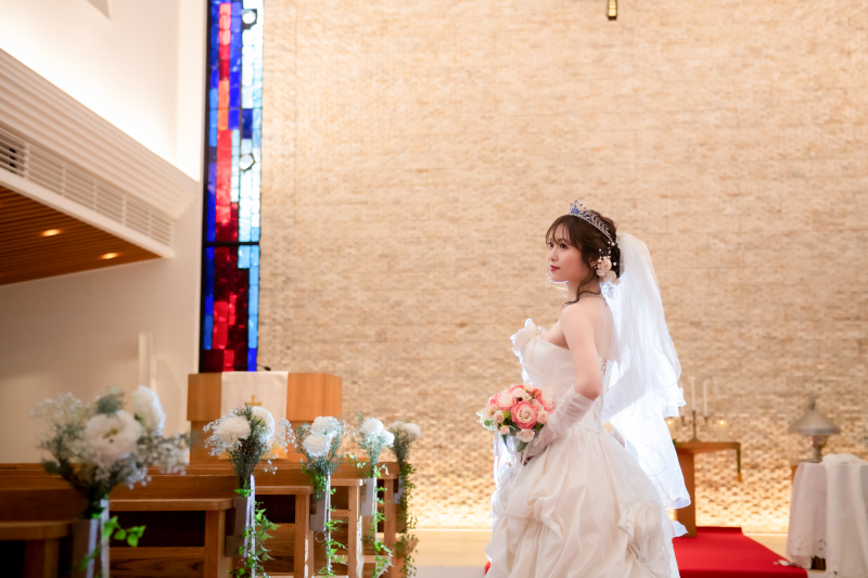 新婦様のソロショット