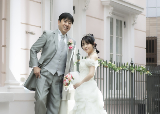 わんちゃんと叶えた和装洋装スタジオ撮影