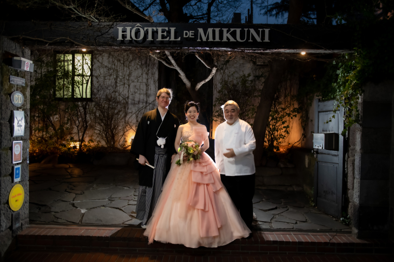 三國シェフと3ショット！