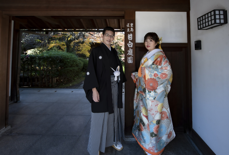 目白庭園にて♪