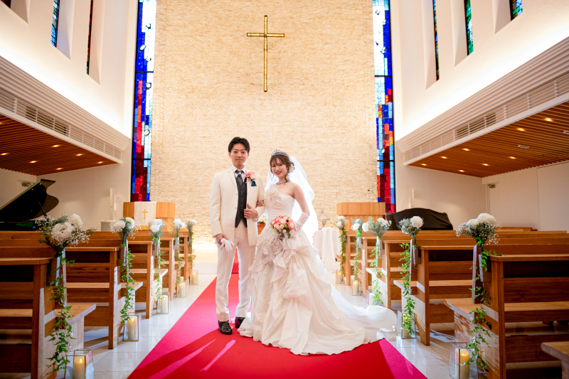 結婚３年目のフォトW☆本格チャペルとガーデン付き洋館