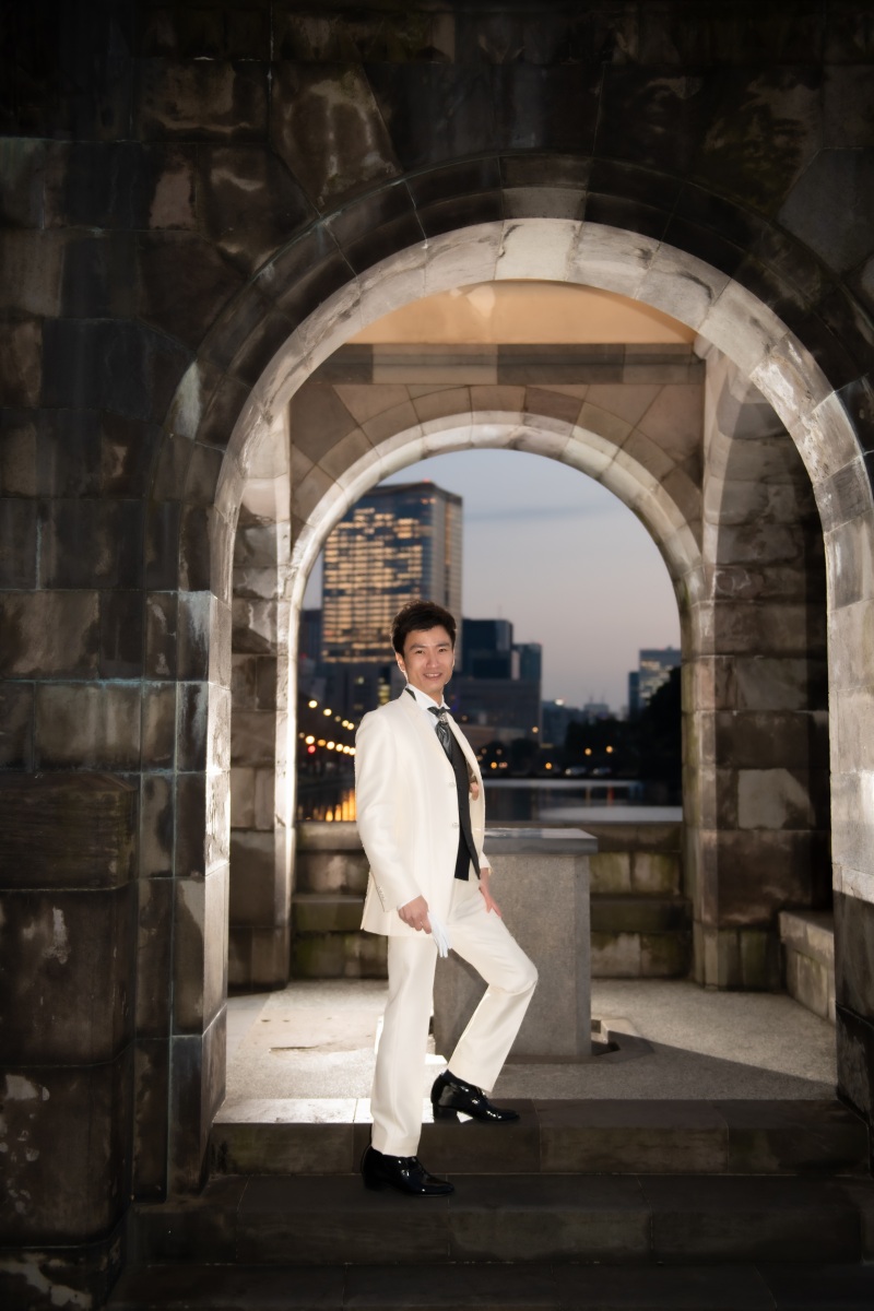 新郎さまのソロショット♪