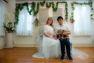 愛猫とマタニティフォト！！