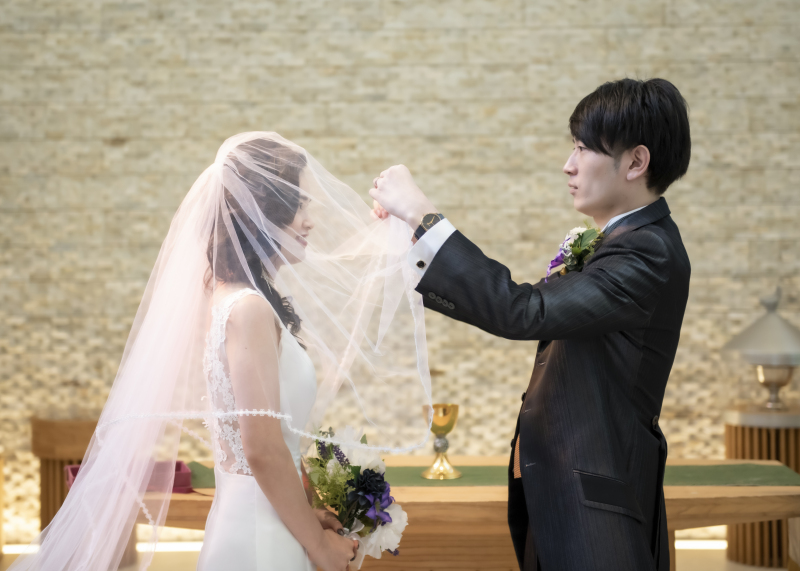 まるで結婚式をしたような撮影