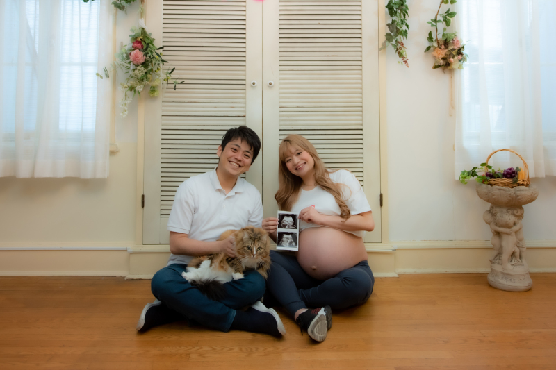 愛猫とエコー写真と…