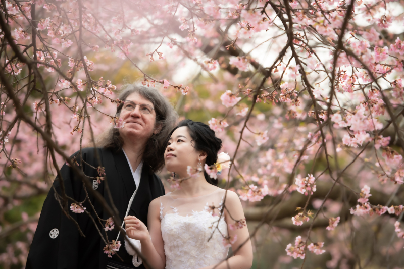 早咲きの桜と共に