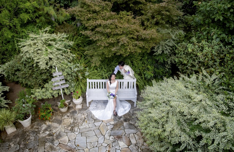 ガーデンのおふたり