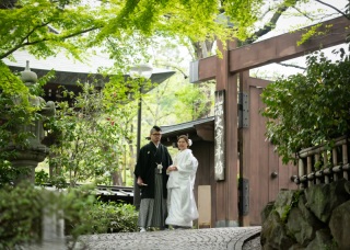 念願の深大寺で愛犬とフォトウエディング！