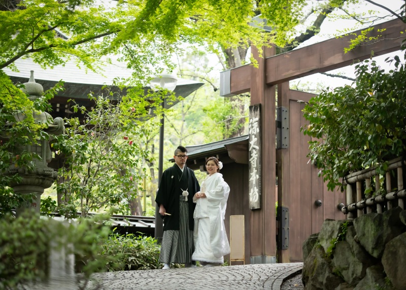念願の深大寺で愛犬とフォトウエディング!