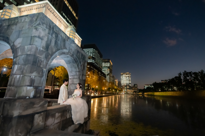 見つめ合うおふたり