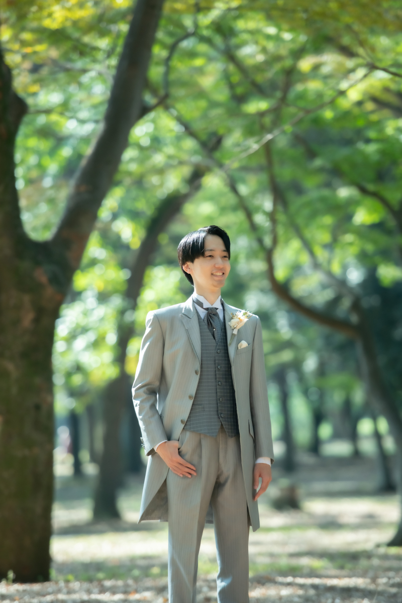 新郎さまのソロショット♪