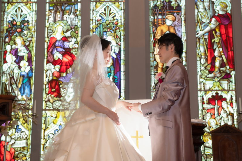 見つめ合うおふたり♡