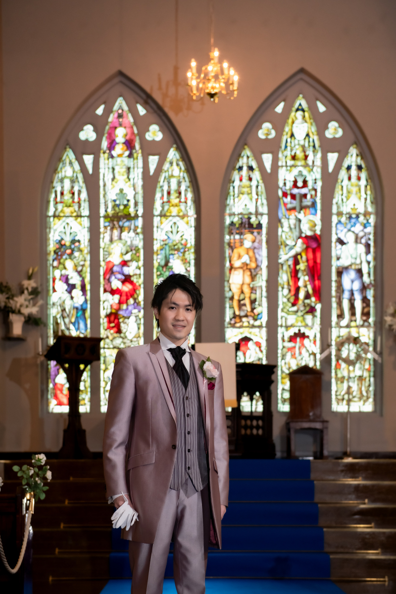 新郎さまのソロショット♪