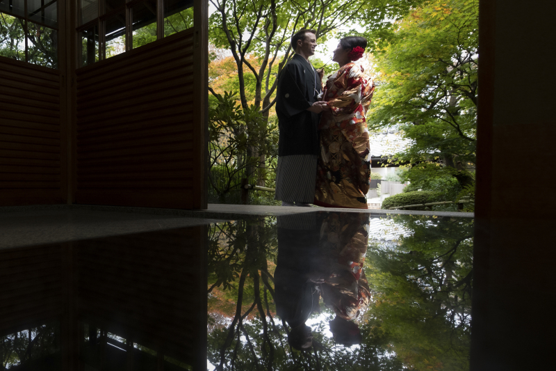 目白庭園に移動して撮影スタートです♪