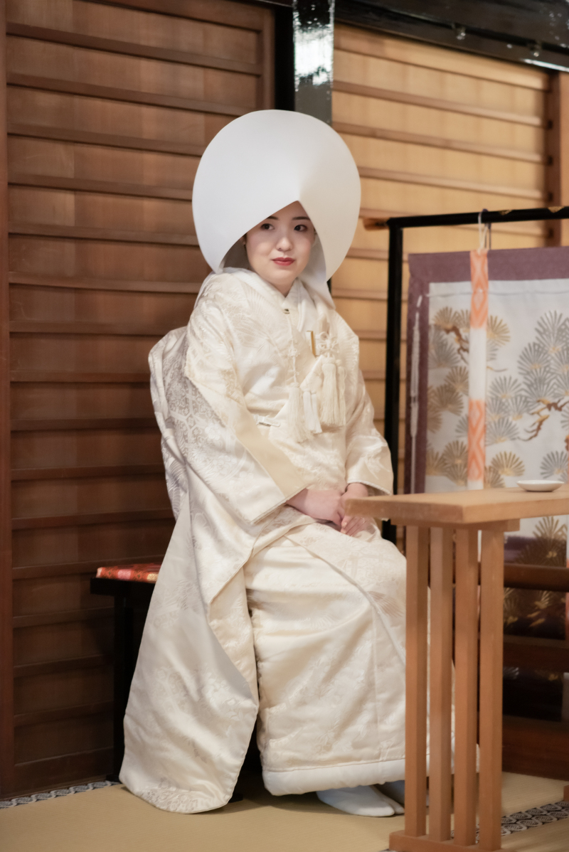 式前の新婦さま