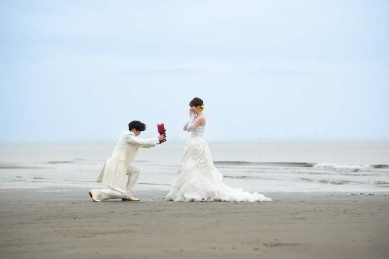 海でのプロポーズ♡