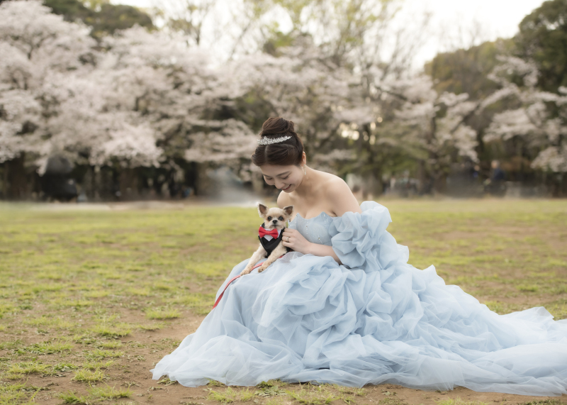 新婦さまとわんちゃん★