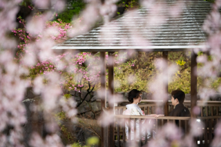 母校近くの想い出の庭園で後撮り♪