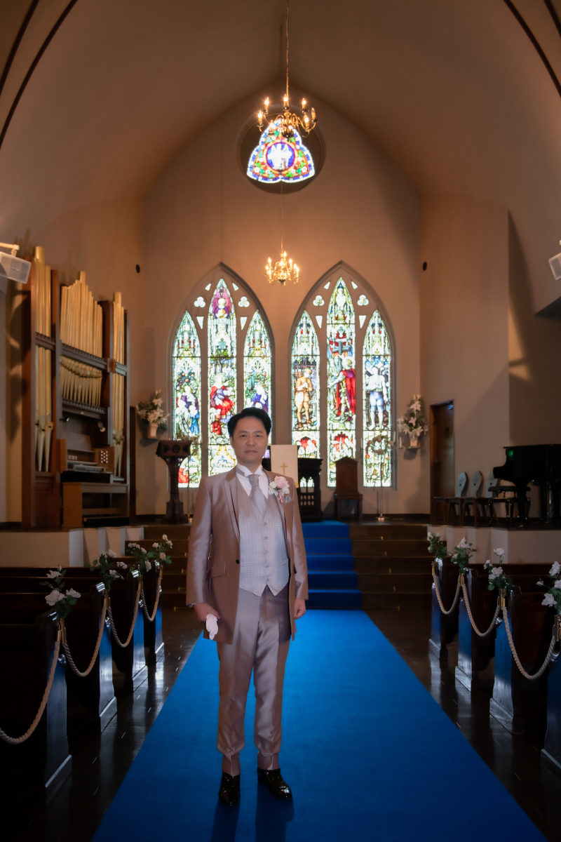 新郎さまのソロショット♪