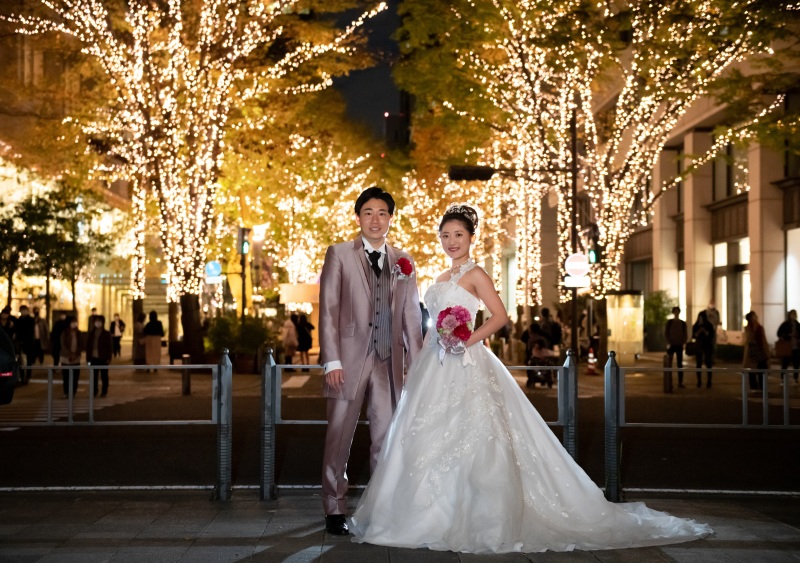 庭園＆東京駅夜景＆念願のイルミネーション！