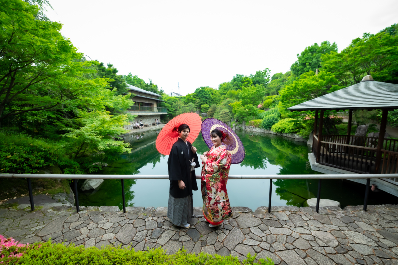 手入れの行き届いた日本庭園！