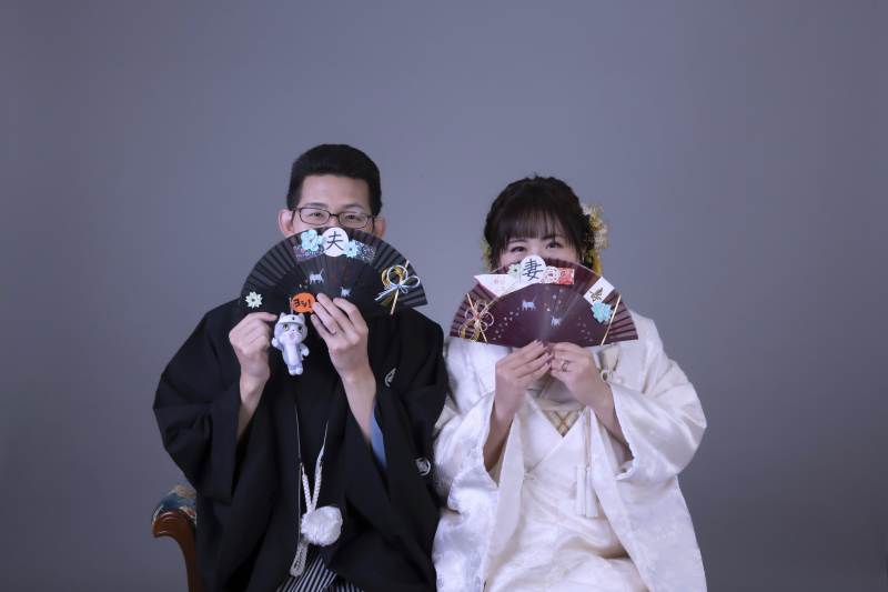 お持込みの扇子で…♪