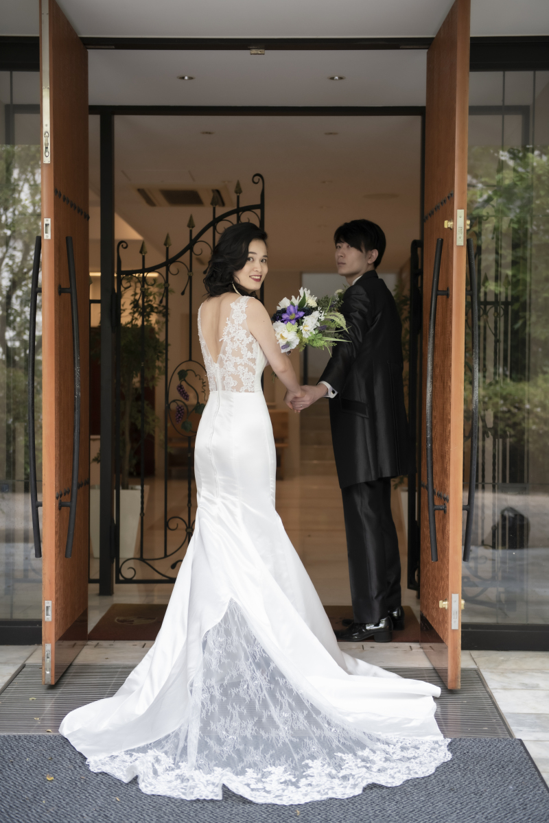 これからチャペルへ…