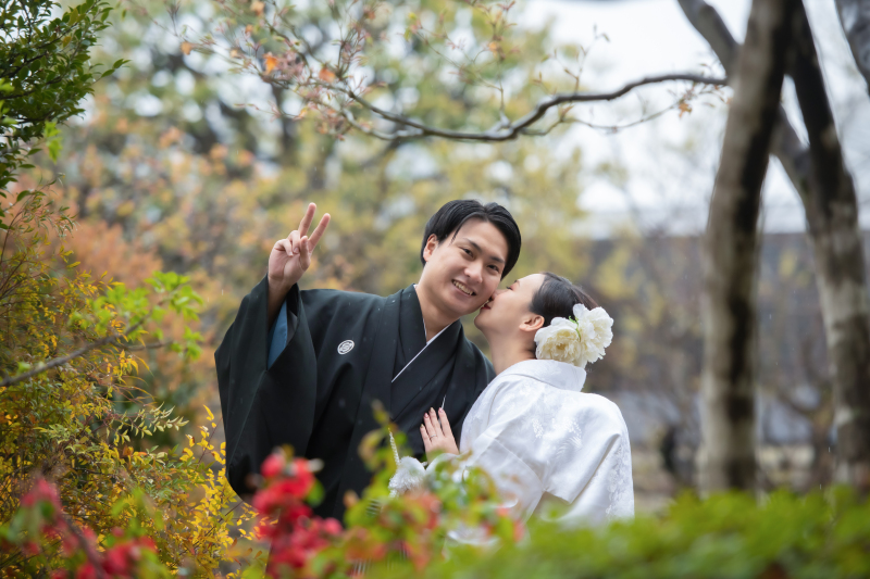 ほっぺにちゅっ♡