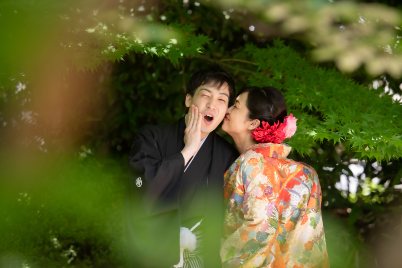 ほっぺにちゅっ♡