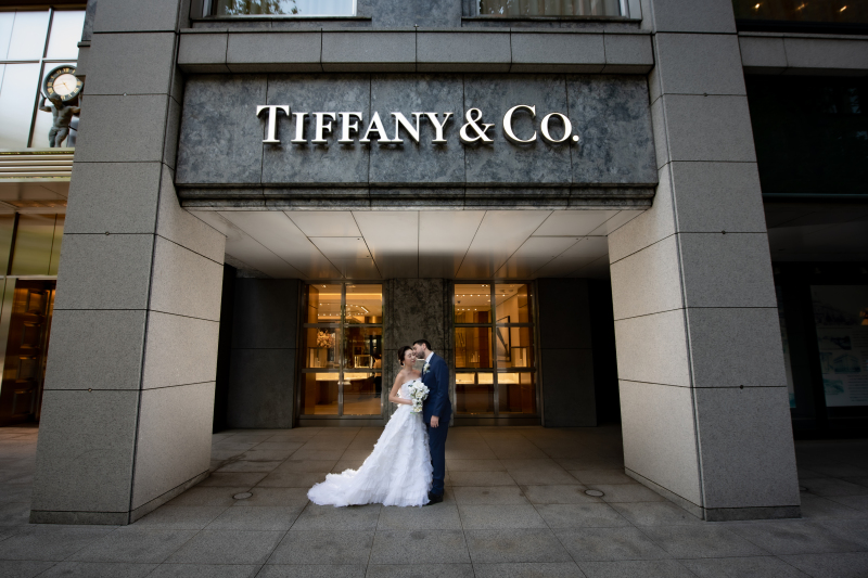 ティファニー前にて♪