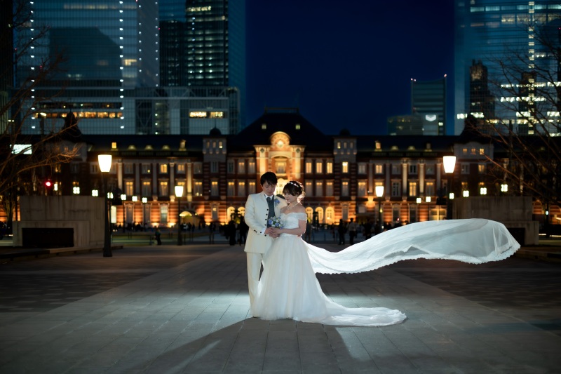 ギリギリセーフ！丸の内イルミネーション＆東京駅のナイトフォト♬