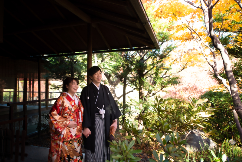 ２日目は目白庭園でのロケーション撮影！