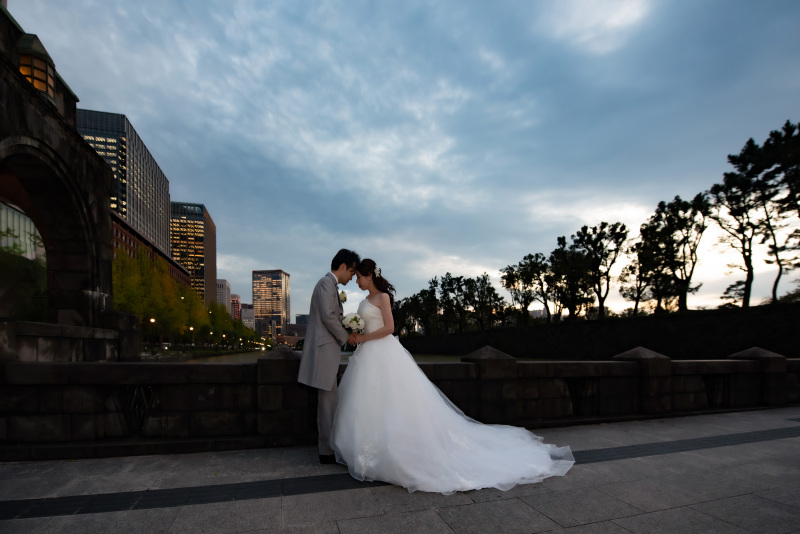 和田倉門の夕暮れ♪